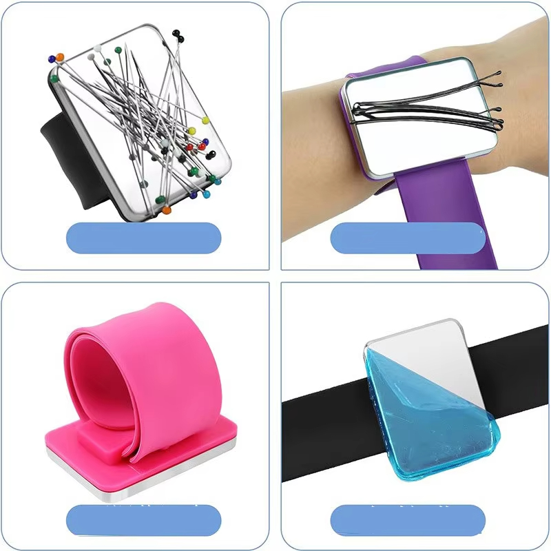 Sewing Pin Cushion - حامل دبابيس مغناطيسي من السيليكون محمول