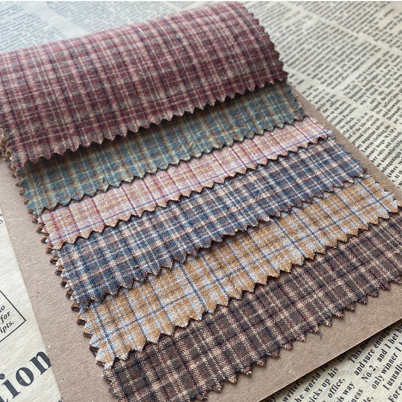 Vintage Sewing Textile - قماش قطني مربعات 100x145 سم، قماش