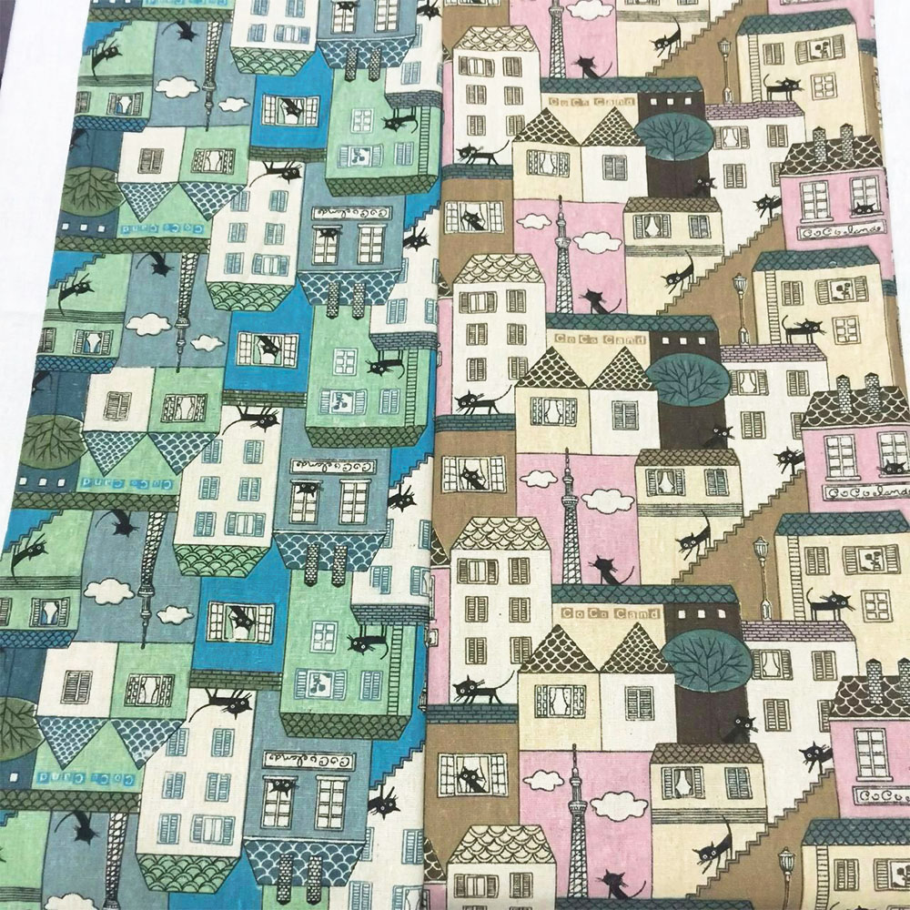 Vintage Sewing Textile - سلسلة منزل صغيرة شمالية مرقعة كلاسيكية