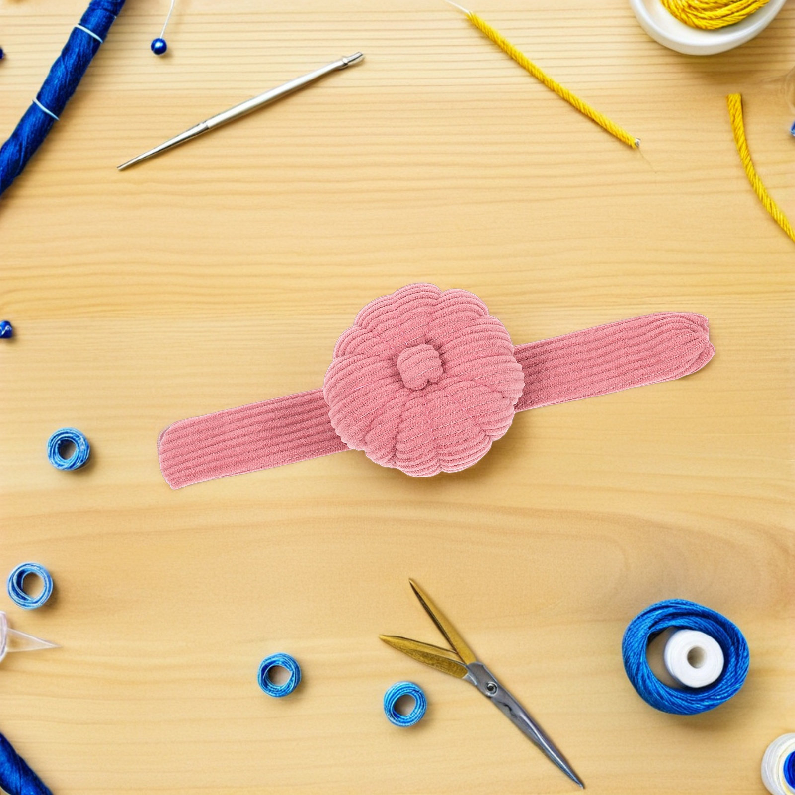Sewing Pin Cushion - قطعتان من وسادة الدبابيس القابلة للارتداء