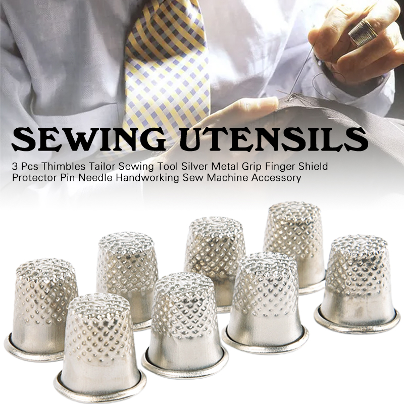3 قطعة كشتبان المعادن الخياطة  - مراجعة Sewing Pin Cushion وسعره