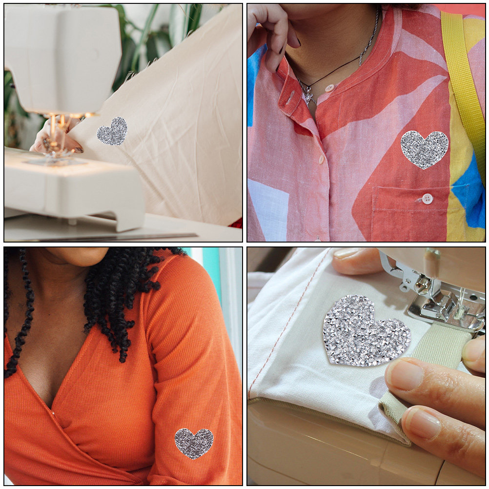 10 قطع من الرقع المطرزة على شك - مراجعة Sewing Recycle وسعره