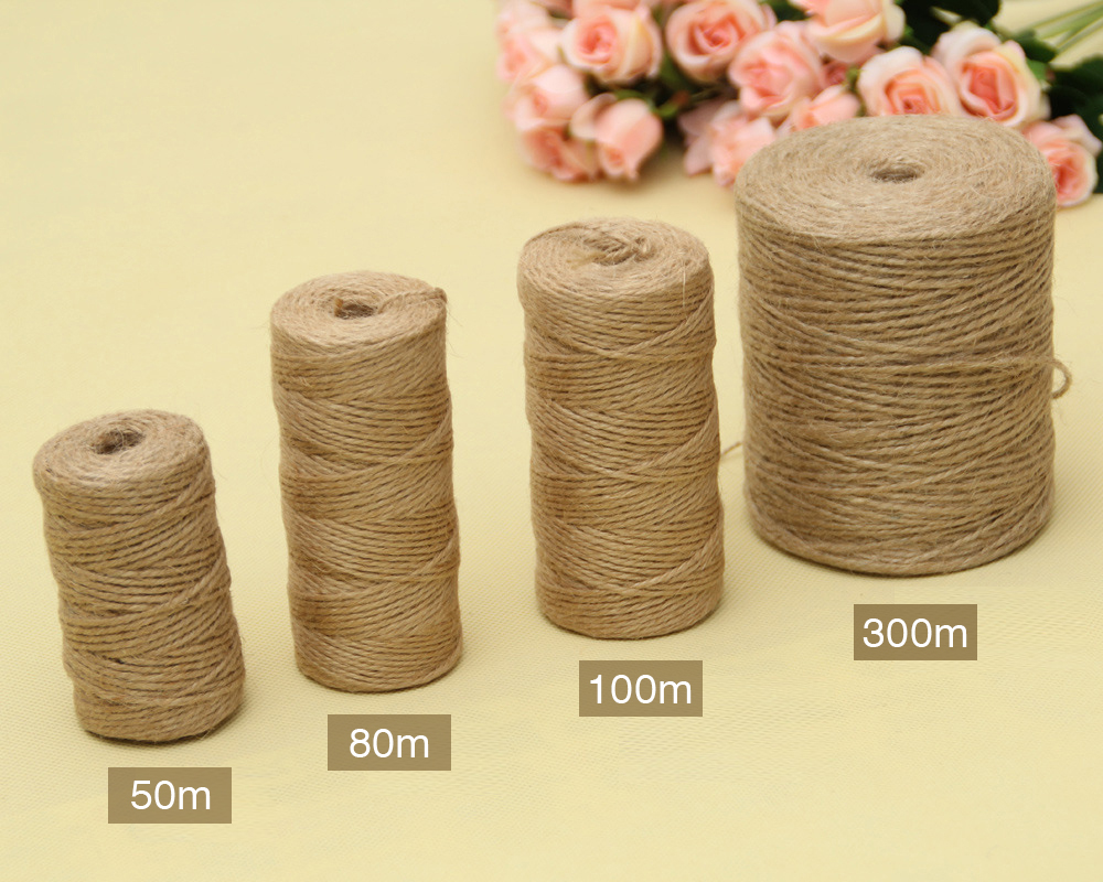 50/80/100 متر الطبيعية خمر حبل - مراجعة Vintage Sewing Textile وسعره