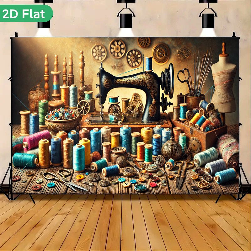 نسيج جداري فني عتيق بتصميم ورش - مراجعة Sewing Machine For Textile وسعره