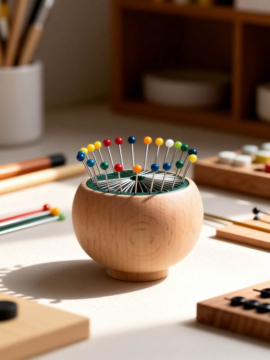 4 قطع من قواعد وسائد الإبر الخ - مراجعة Sewing Pin Cushion وسعره